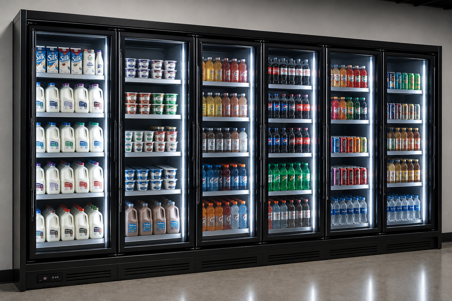 Cooler Glass Doors
